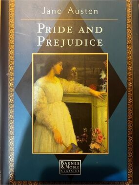 Barnes & Noble Pride and Prejudice - Blue and Gold Cover